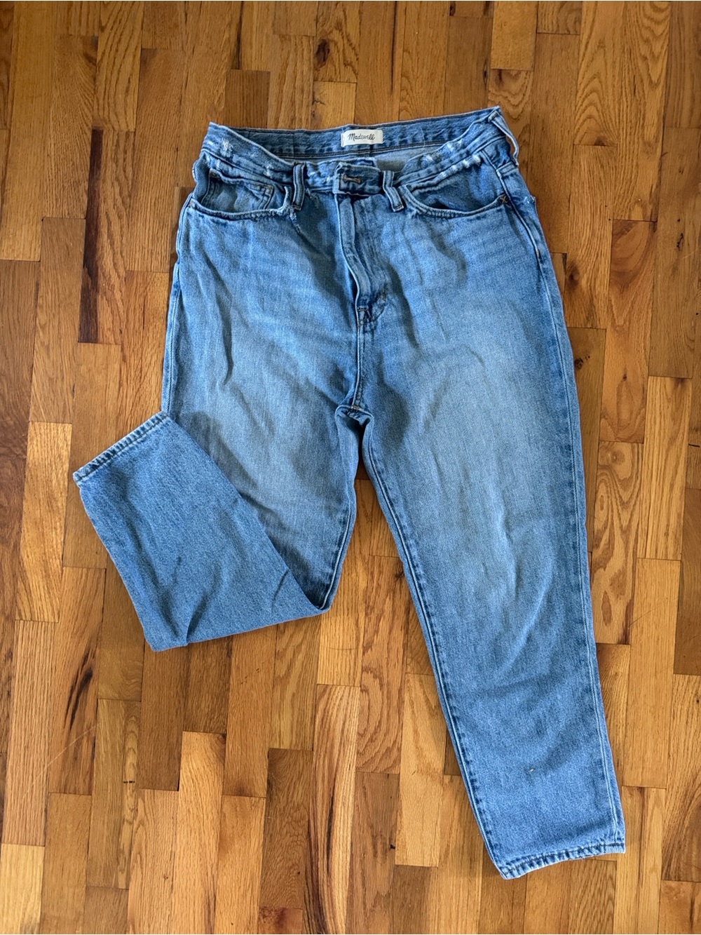 Madewell High-Rise Vintage Blue Mom Jeans